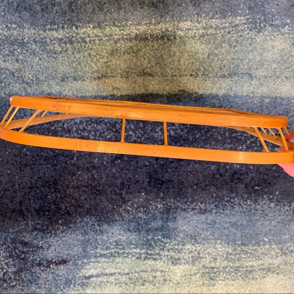 Vintage Mid-Century Bamboo Wicker Serving Tray Tiki - Picture 6 of 7